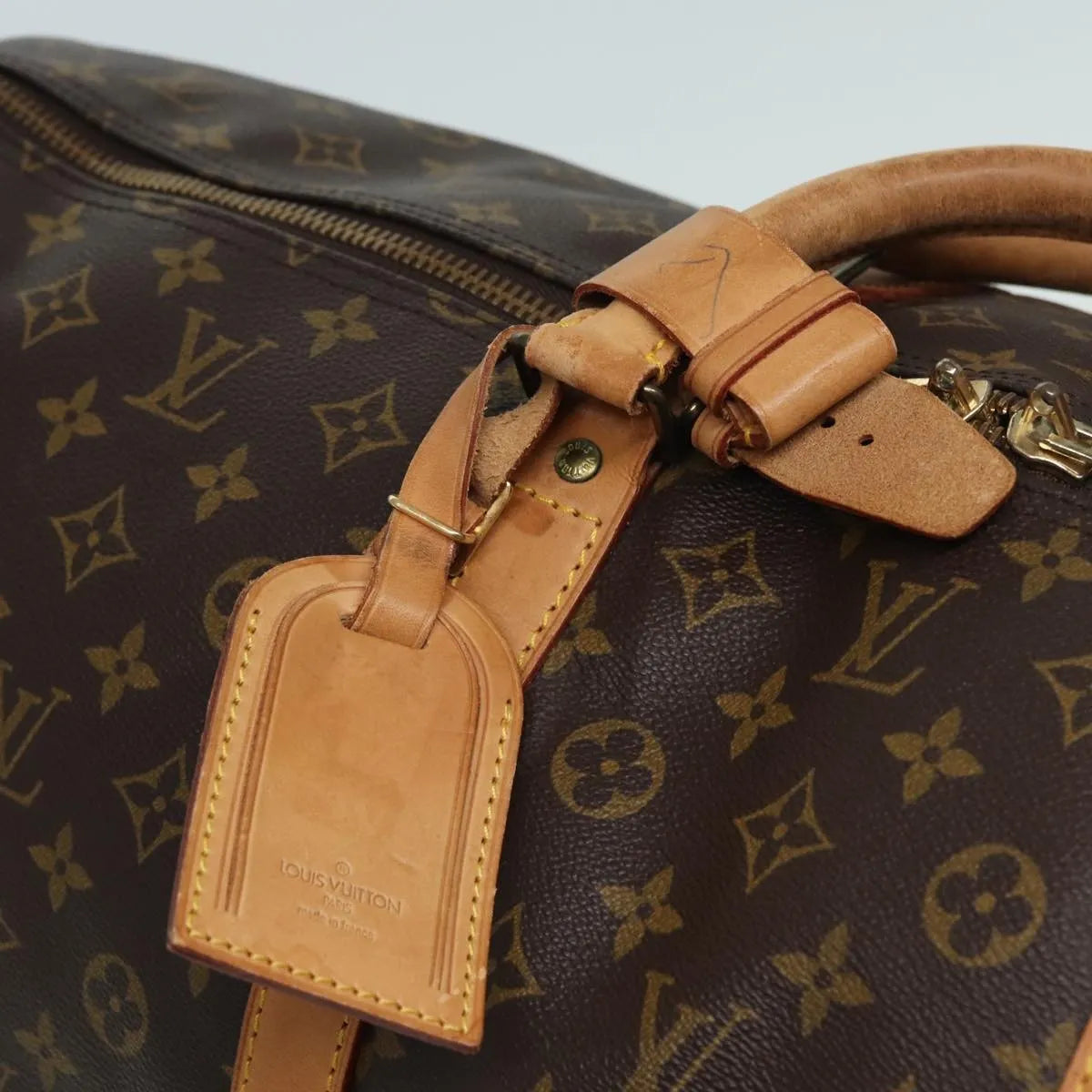 Louis Vuitton Keepall Monogram Canvas, Brown, Canvas, Travel Bag