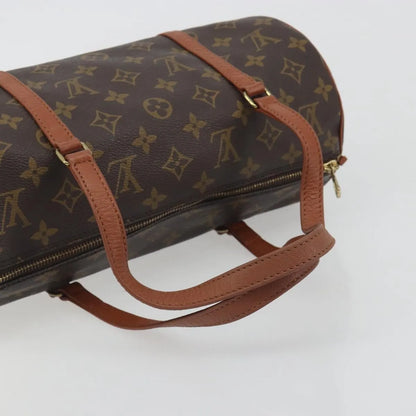 Louis Vuitton Papillon Monogram, Brown, Canvas, Handbag