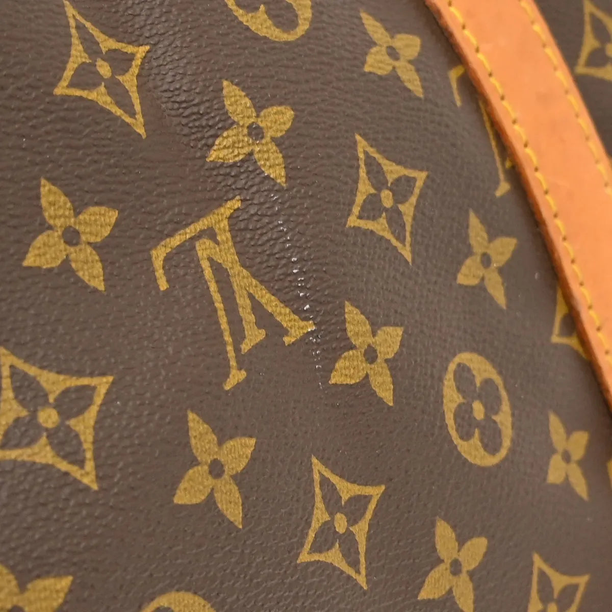 Louis Vuitton Keepall Canvas, Brown, Canvas, Travel Bag