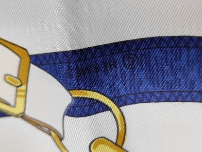 Hermes Carré 90 Silk multicolor, Multicolour, Silk, Scarf