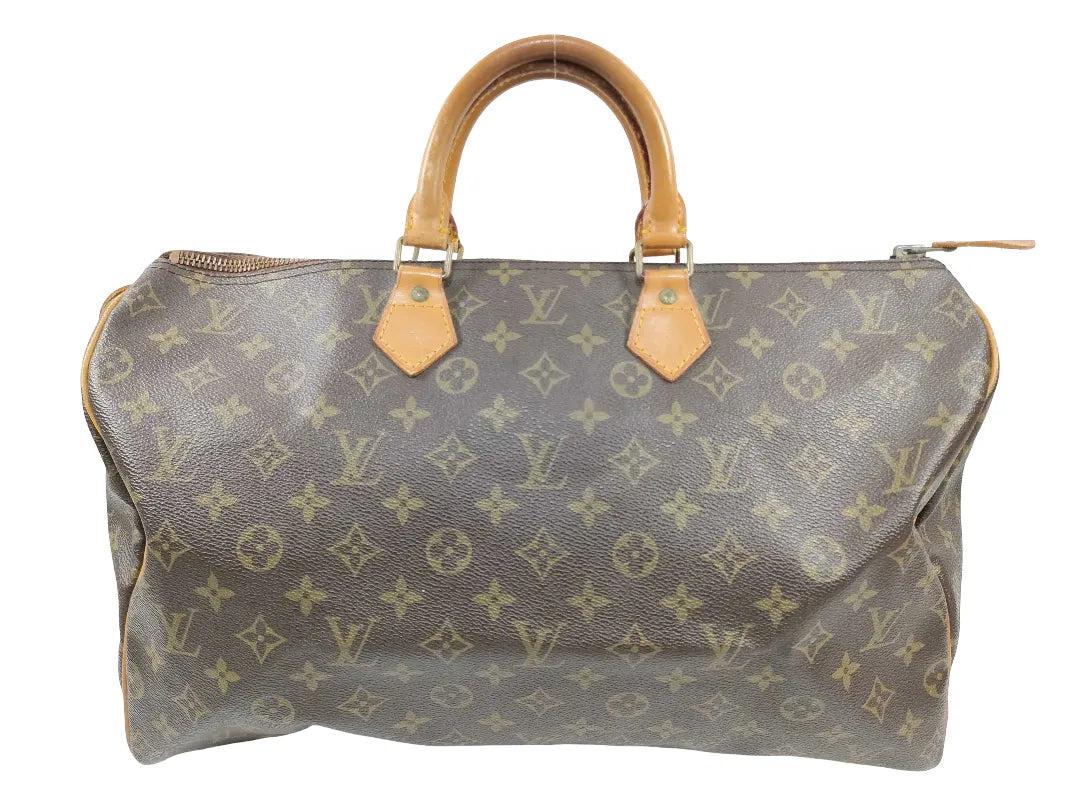 Louis Vuitton Speedy Monogram Canvas, Brown, Canvas, Handbag