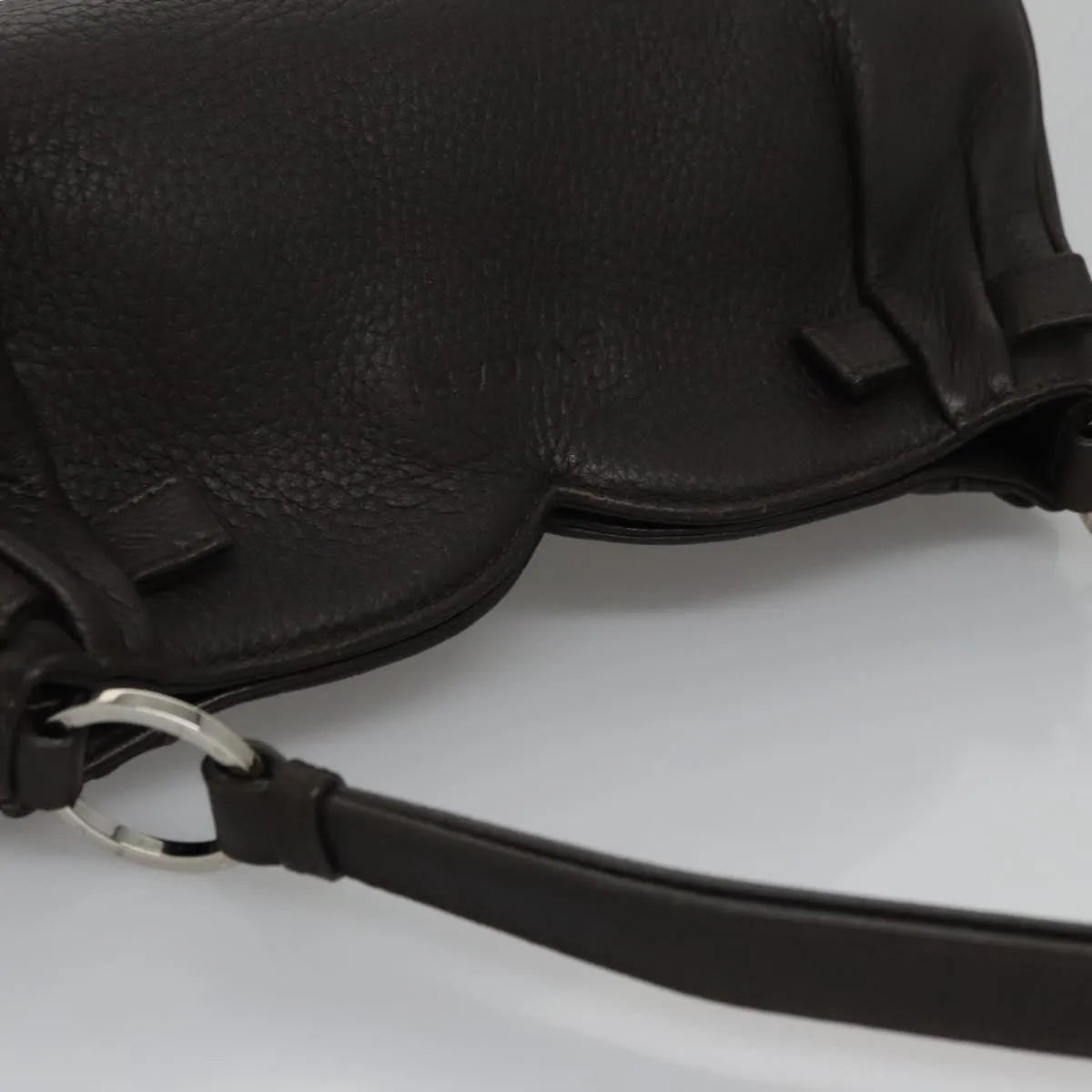 Bvlgari Handbag Leather, Brown, Leather, Handbag