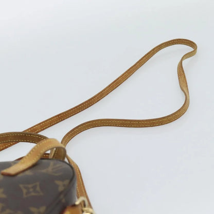 Louis Vuitton Spontini Monogram Canvas, Brown, Canvas, Handbag