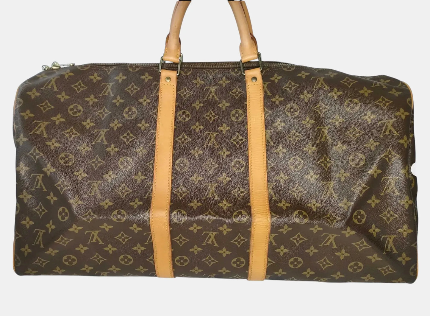 Louis Vuitton Keepall Monogram Canvas, Brown, Canvas, Travel Bag