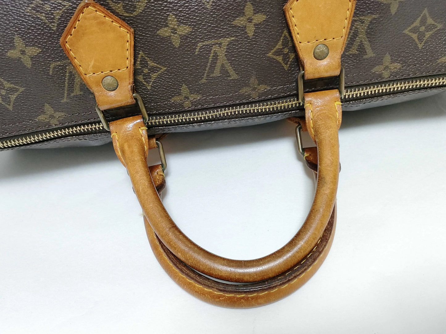 Louis Vuitton Speedy Monogram Canvas, Brown, Canvas, Handbag