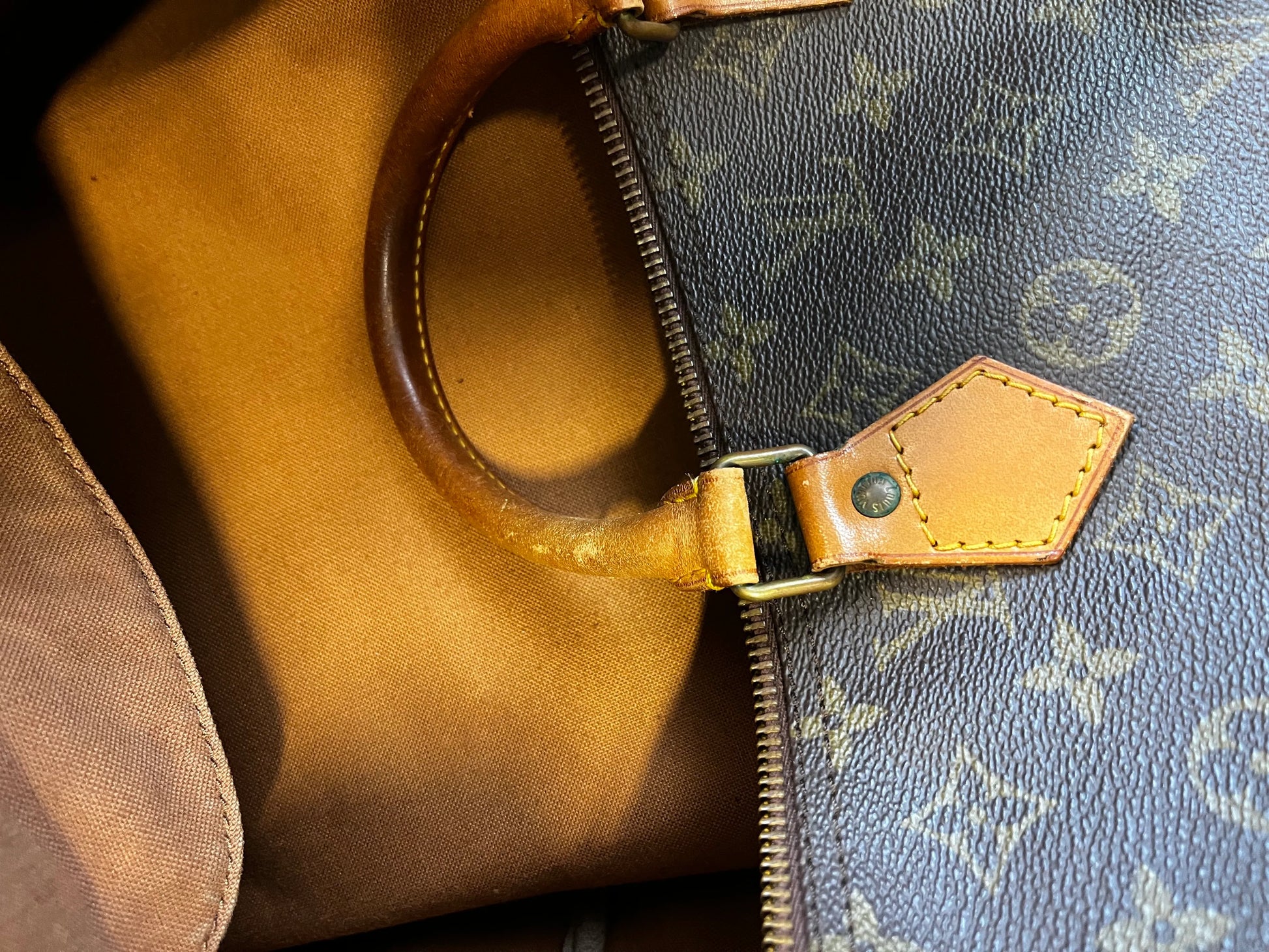 Louis Vuitton Speedy Monogram Canvas, Brown, Canvas, Handbag