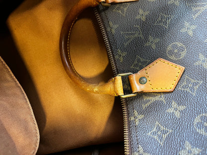 Louis Vuitton Speedy Monogram Canvas, Brown, Canvas, Handbag
