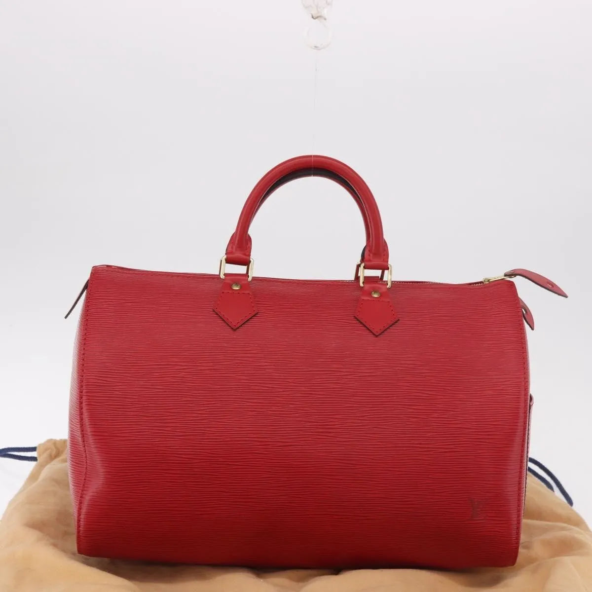 Louis Vuitton Speedy Epi Leather, Red, Leather, Handbag