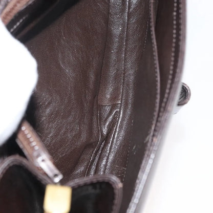 Gucci Vintage Leather, Brown, Leather, Shoulder Bag