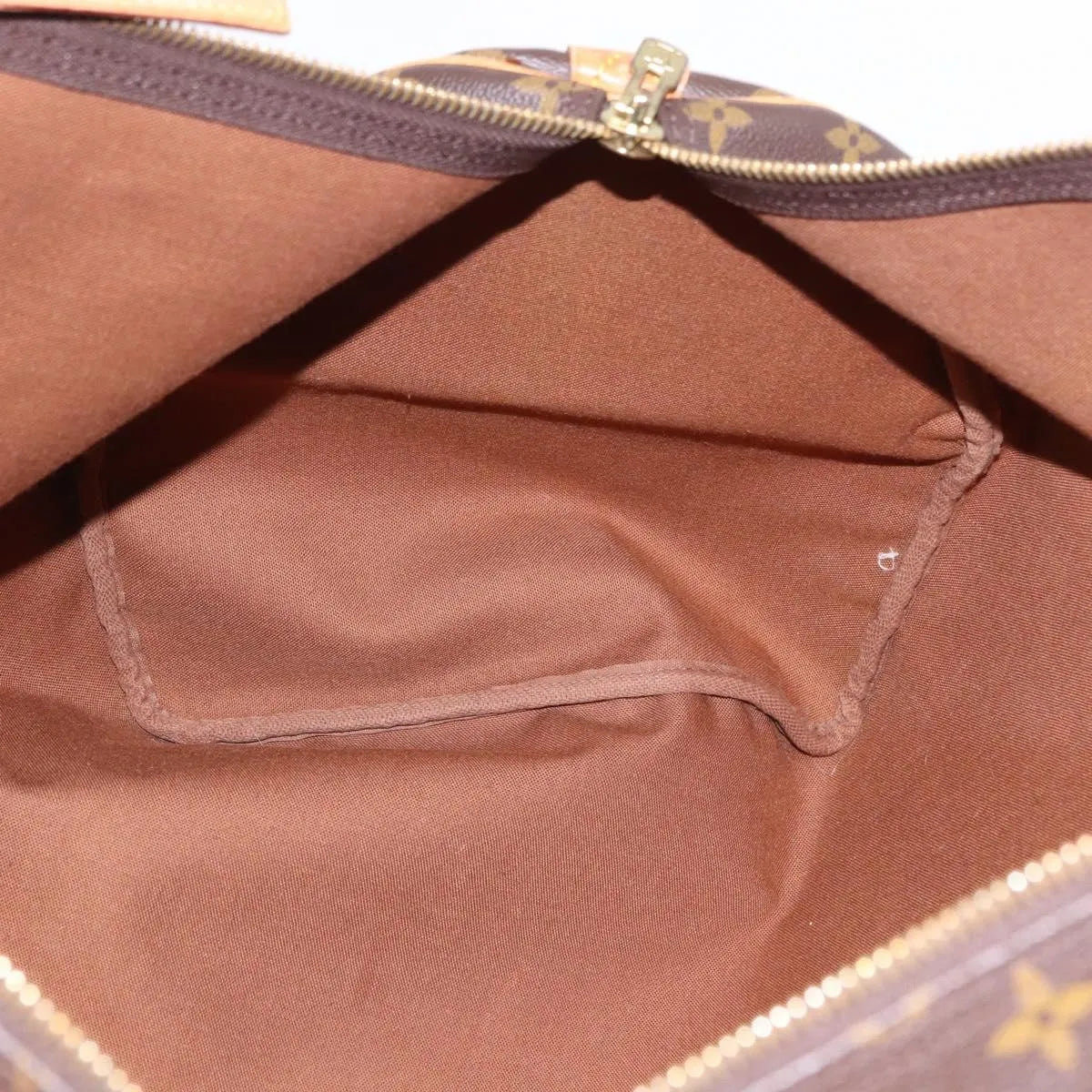 Louis Vuitton Keepall Monogram, Brown, Canvas, Travel Bag