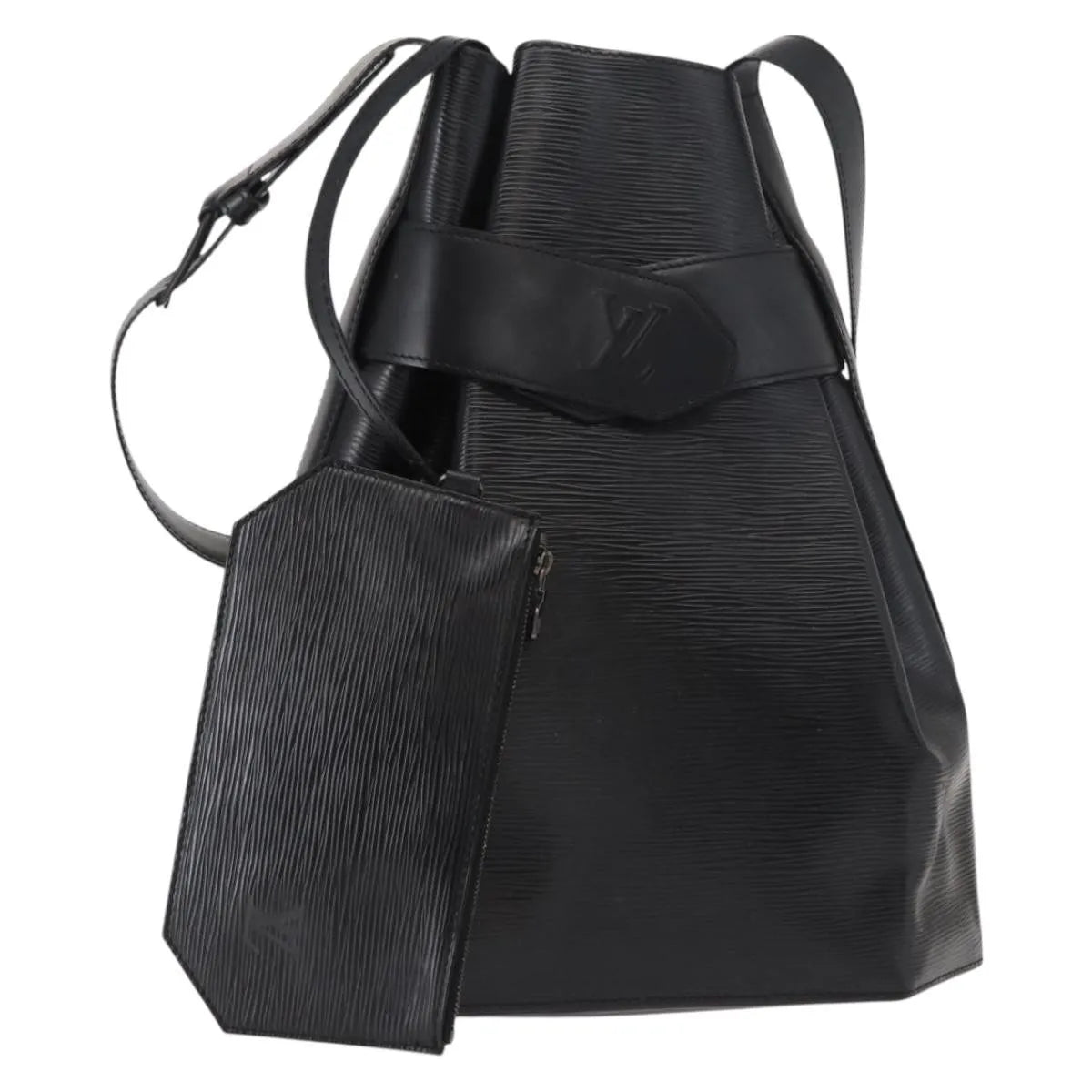 Louis Vuitton Vintage Sac d'Epaule Epi Leather, Black, Leather, Shoulder Bag