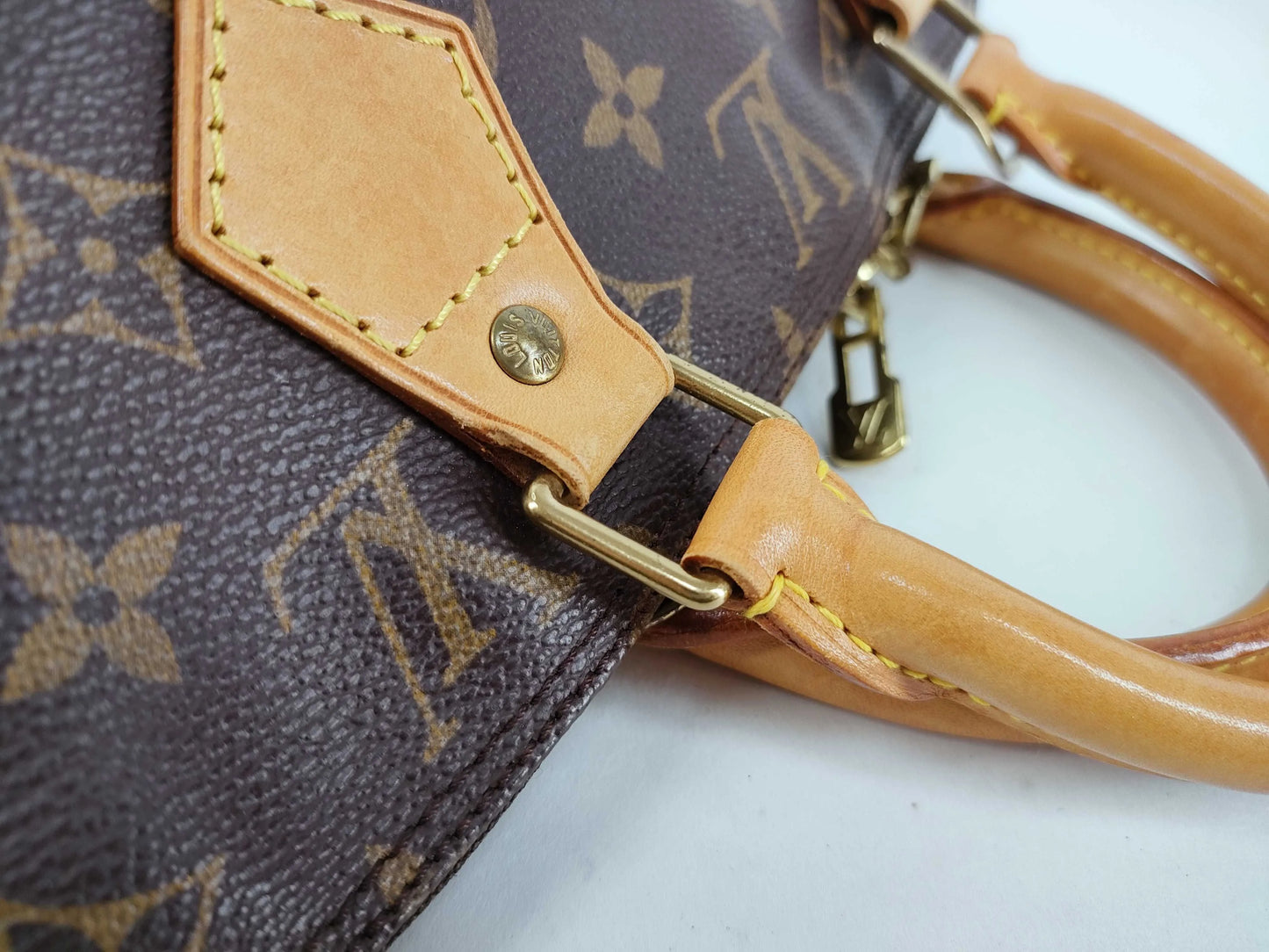 Louis Vuitton Alma Monogram Canvas, Brown, Canvas, Handbag