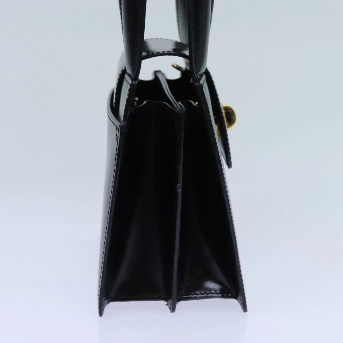 Bvlgari Handbag Leather, Black, Leather, Handbag