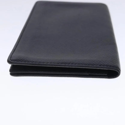 Louis Vuitton Porte Cartes Taiga Leather, Gray, Leather, Wallet