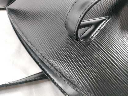 Louis Vuitton Saint Jacques Epi Leather, Black, Leather, Shoulder Bag