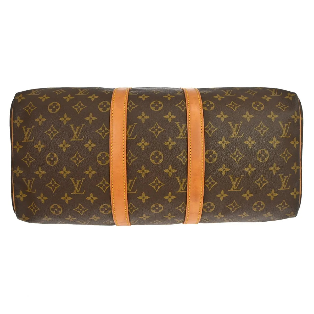Louis Vuitton Keepall Monogram Canvas, Brown, Canvas, Travel Bag