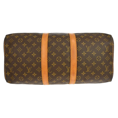 Louis Vuitton Keepall Monogram Canvas, Brown, Canvas, Travel Bag