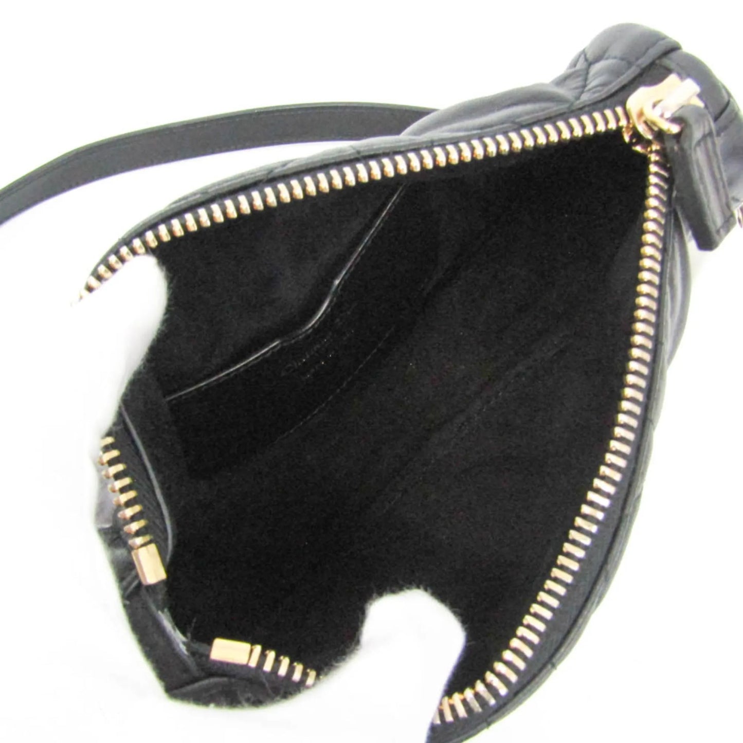 Christian Dior Vibe Hobo Cannage Quilt Lambskin, Black, Leather, Handbag