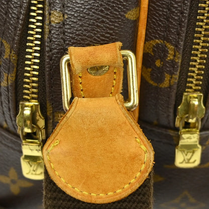 Louis Vuitton Reporter Monogram, Brown, Canvas, Shoulder Bag