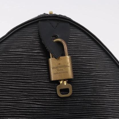 Louis Vuitton Speedy Epi Leather, Black, Leather, Handbag