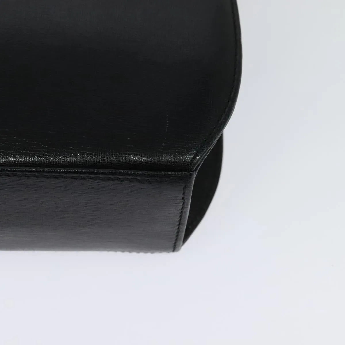 Salvatore Ferragamo Shoulder Leather, Black, Leather, Shoulder Bag
