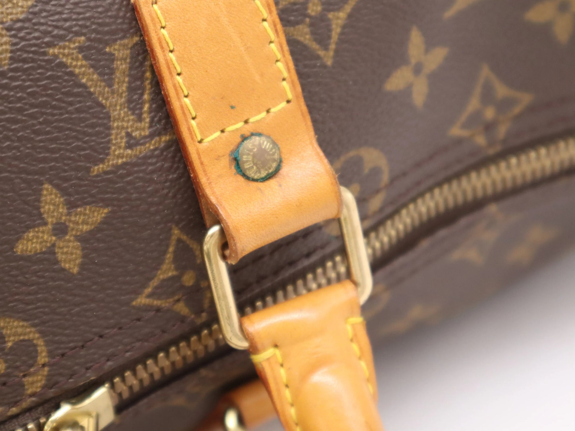 Louis Vuitton Keepall Monogram Canvas, Brown, Canvas, Travel Bag