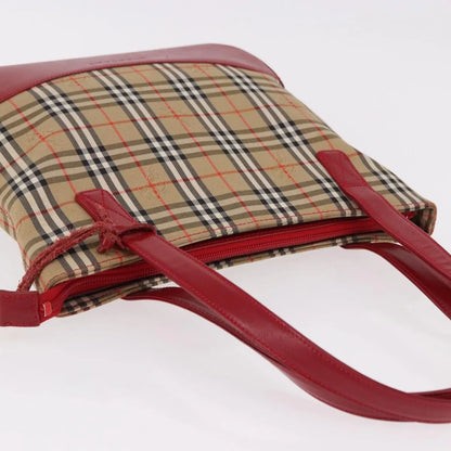 Burberry Nova Check Nova Check Canvas and leather, Beige, Canvas, Handbag