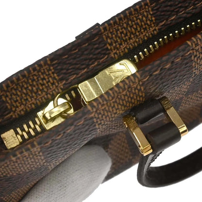 Louis Vuitton Manosque Damier, Brown, Canvas, Tote Bag