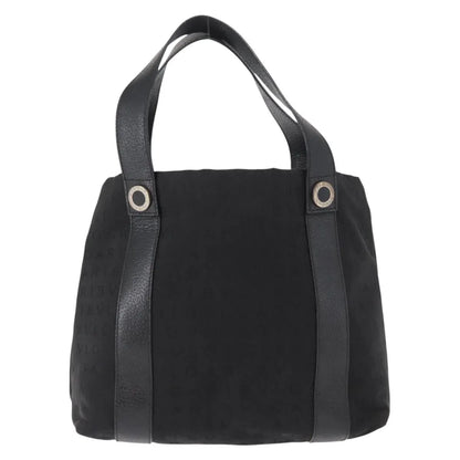 Bvlgari Logomania Canvas, Black, Canvas, Tote Bag