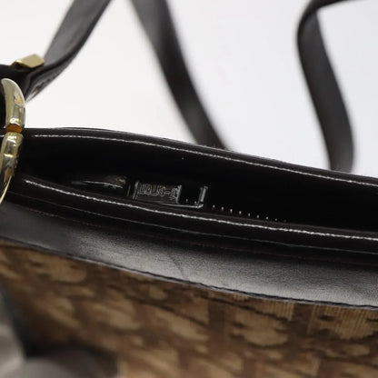 Christian Dior Vintage Trotter Canvas, Brown, Canvas, Shoulder Bag