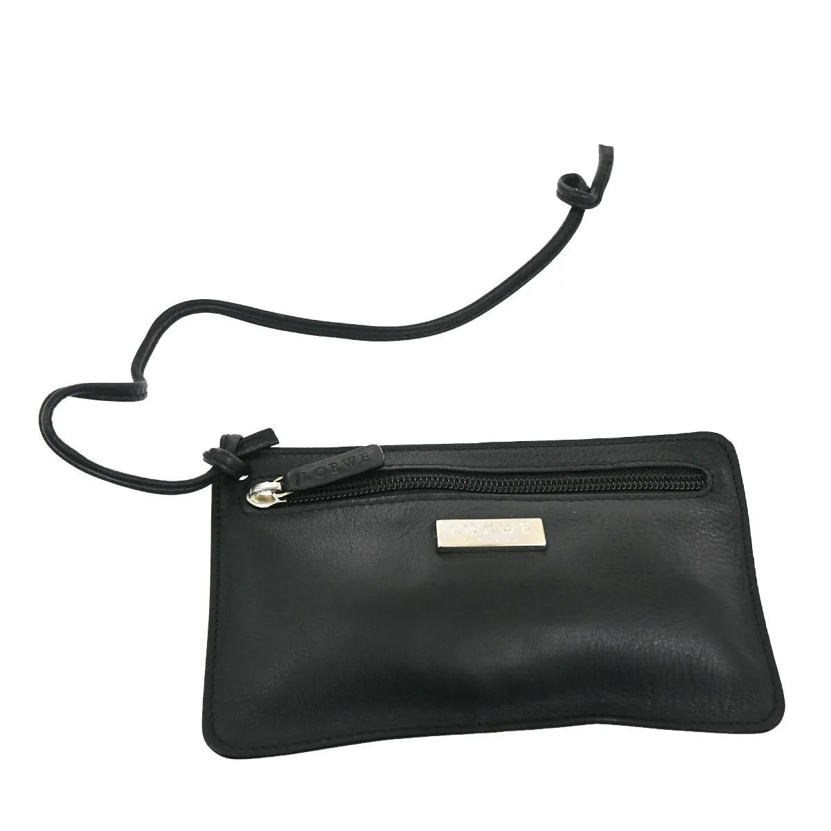 Loewe Vintage Leather, Black, Leather, Shoulder Bag