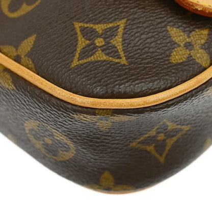 Louis Vuitton Pochette Gange Monogram Canvas, Brown, Canvas, Clutch