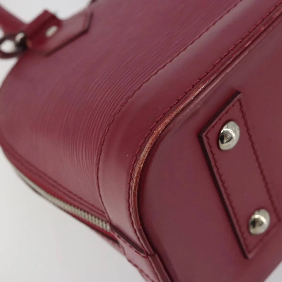 Louis Vuitton Alma Epi, Pink, Leather, Handbag