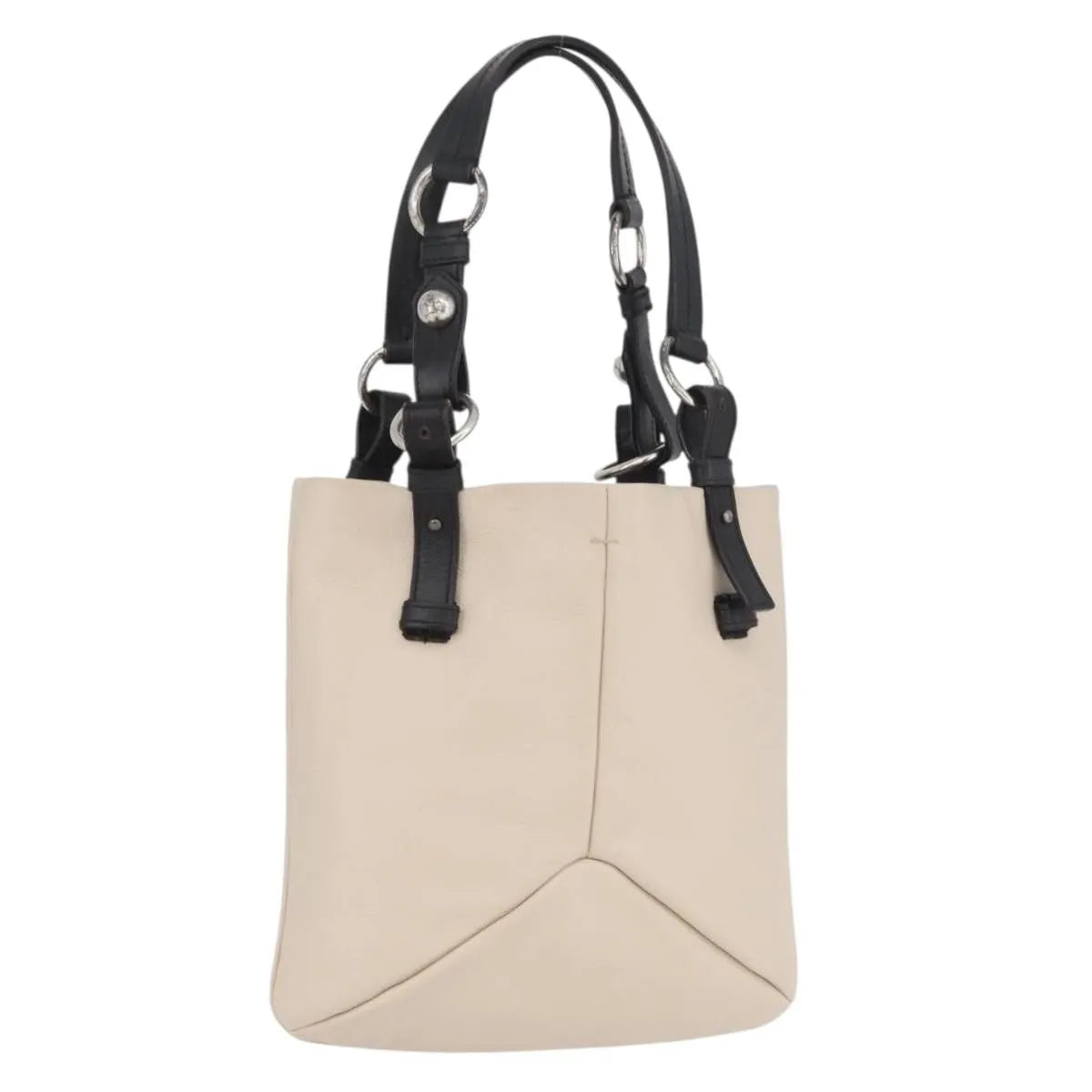 Saint Laurent Vintage handbag Leather, Beige, Leather, Handbag