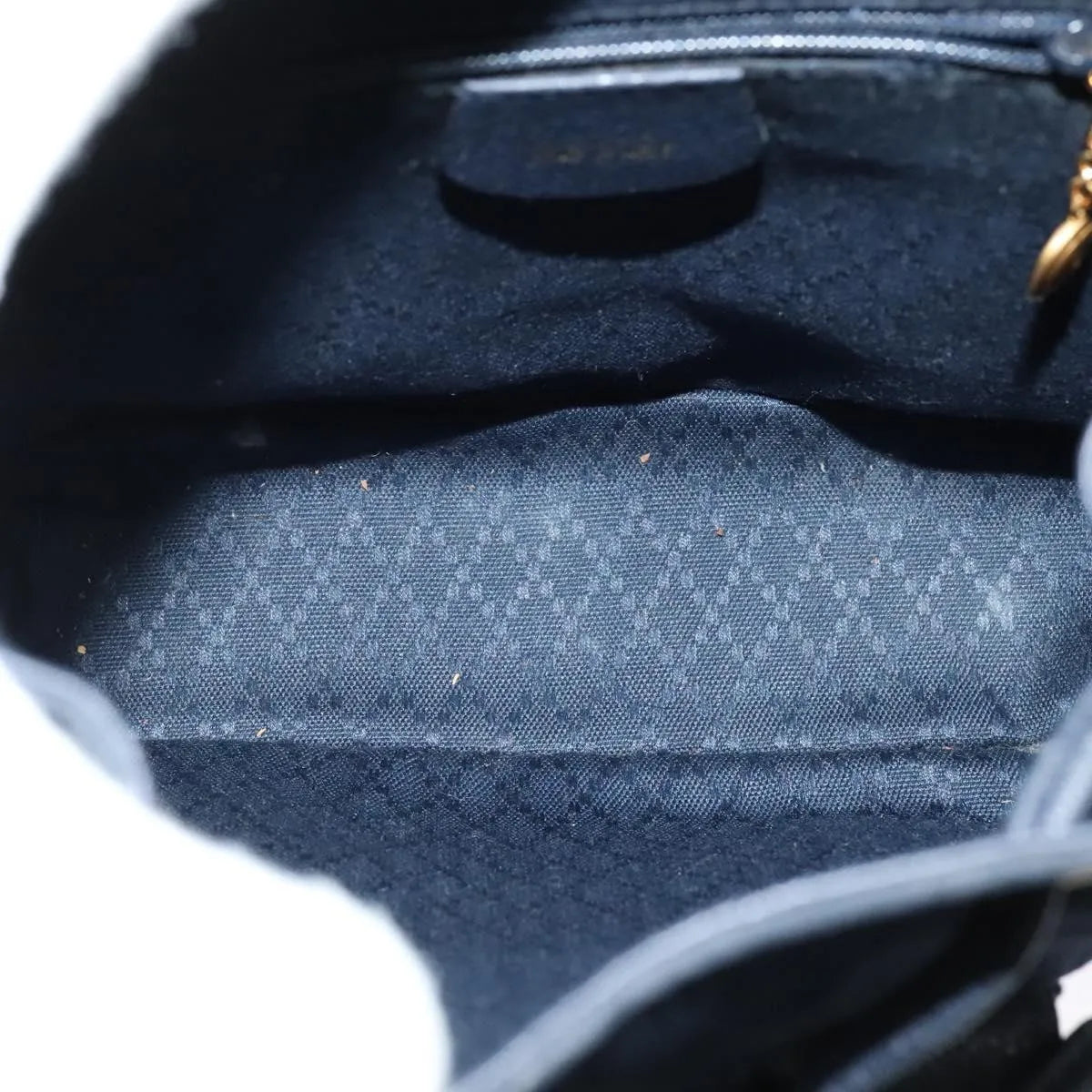 Gucci Gucci bamboo daim, Navy, Suede, Backpack