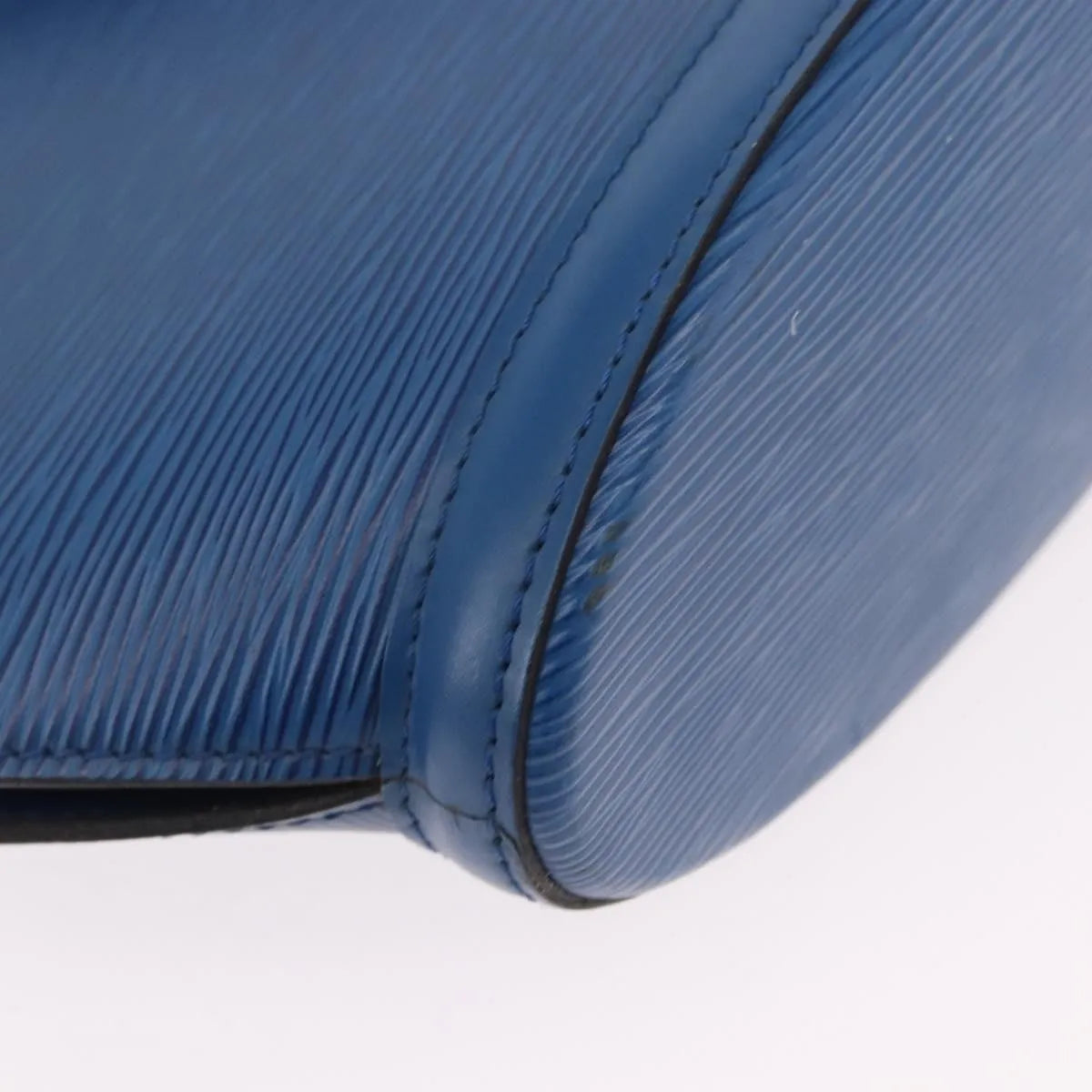 Louis Vuitton Saint Jacques Epi, Blue, Leather, Shoulder Bag