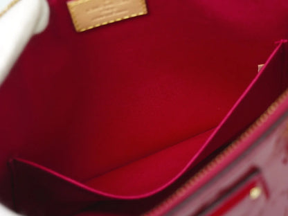 Louis Vuitton Montebello Monogram Vernis, Pink, Patent Leather, Handbag