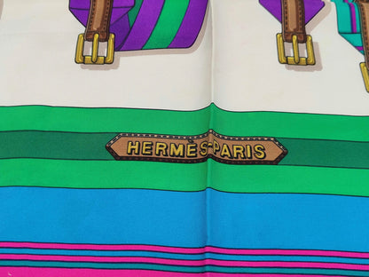 Hermes Carré 90 Silk multicolor, Multicolour, Silk, Scarf