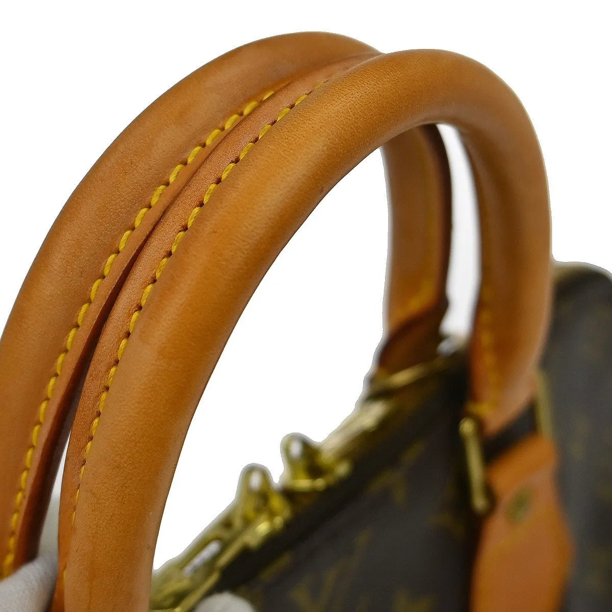 Louis Vuitton Vintage Alma Monogram Canvas, Brown, Canvas, Handbag