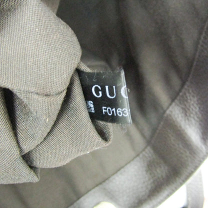 Gucci GG Canvas Canvas, Beige, Leather, Tote Bag
