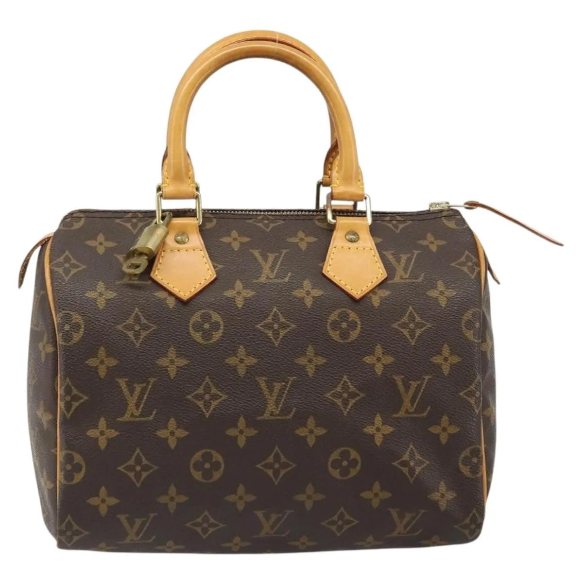 Louis Vuitton Speedy Monogram Canvas, Neutral, Canvas, Handbag