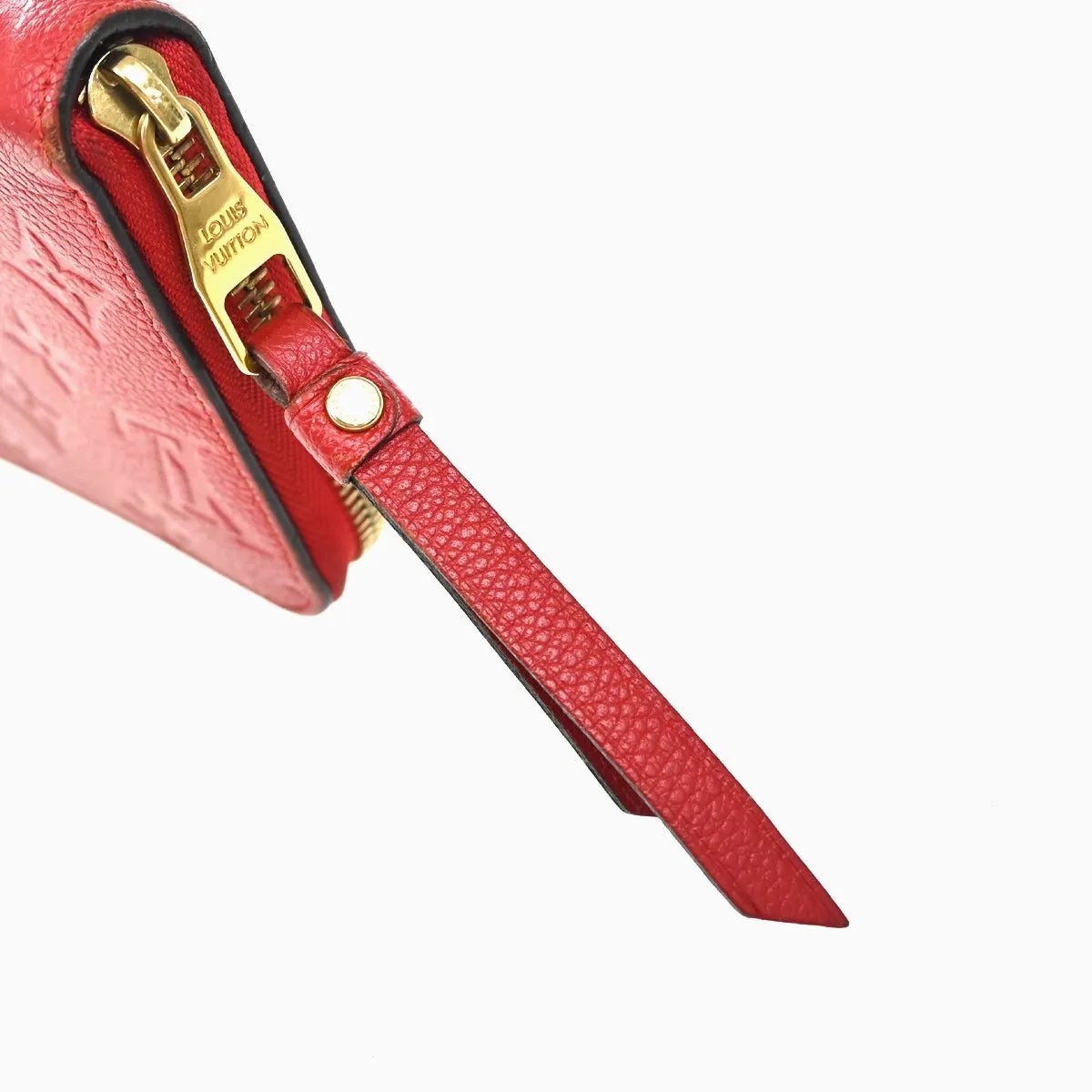 Louis Vuitton Portefeuille zippy Monogramme Empreinte Monogramme Empreinte, Red, Leather, Wallet
