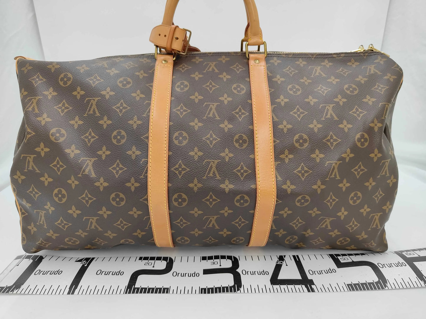 Louis Vuitton Keepall Monogram Canvas, Brown, Canvas, Travel Bag