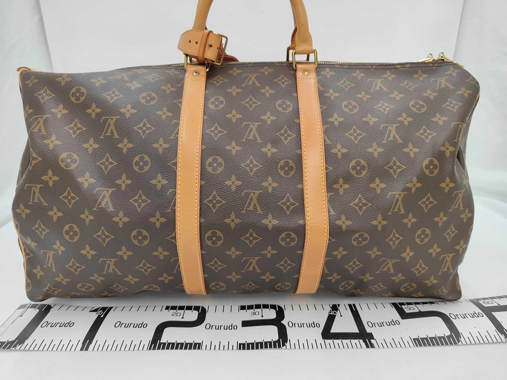 Louis Vuitton Keepall Monogram Canvas, Brown, Canvas, Travel Bag