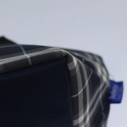 Burberry Nova Check Blue Label Nylon, Navy, Nylon, Handbag