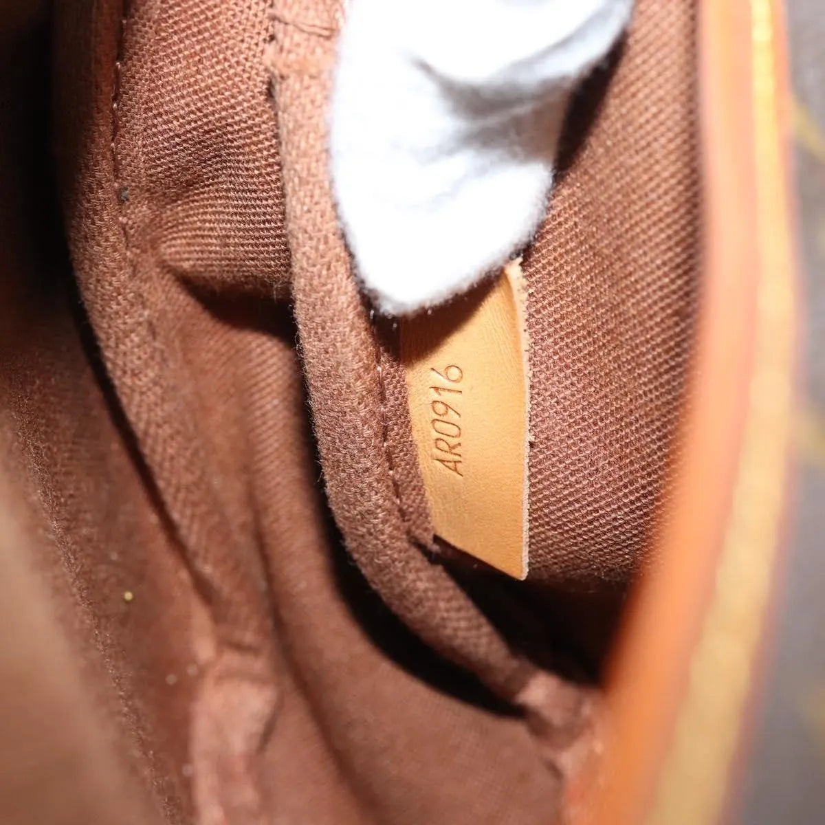 Louis Vuitton Saumur Monogram Canvas, Brown, Canvas, Shoulder Bag
