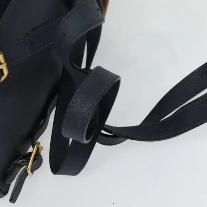 Gucci Gucci bamboo daim, Navy, Suede, Backpack