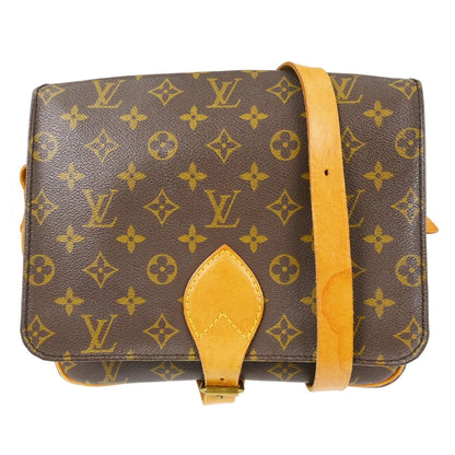 Louis Vuitton Cartouchiere Monogram Canvas, Brown, Canvas, Shoulder Bag