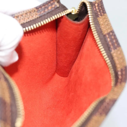 Louis Vuitton Marais Bucket Zip Damier, Brown, Canvas, Clutch