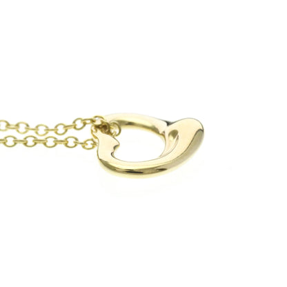 Tiffany & Co. Elsa Peretti Open Heart Pendant 18K Yellow Gold, Gold, Yellow Gold, Necklace